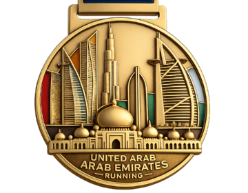 Custom UAE Running Sports Medals