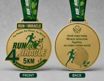 Custom Run For Miracle Fun Run Medals