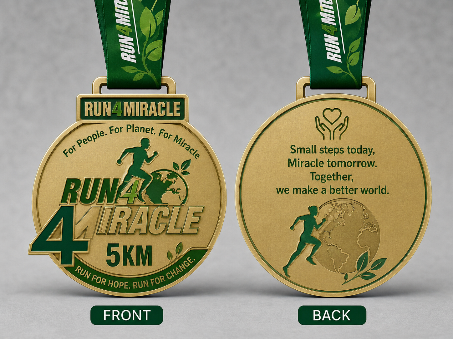 Custom Run For Miracle Fun Run Medals