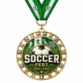 Custom Soccer Fest Sports Medals