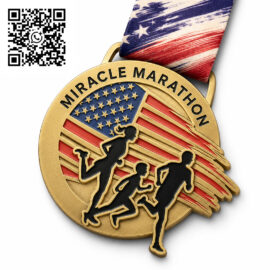 Custom 5 Mile Race Medals Personalized Finisher Medals for Running Events