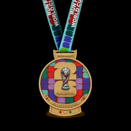 Custom Run for World Cup 2026 Medals